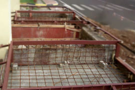 Dock concrete